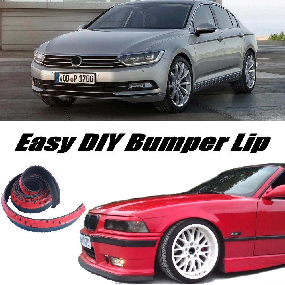 Дефлектор губ бампера для Volkswagen VW Passat Dasher Quantum Santana Corsar Magotan KT Передняя юбка