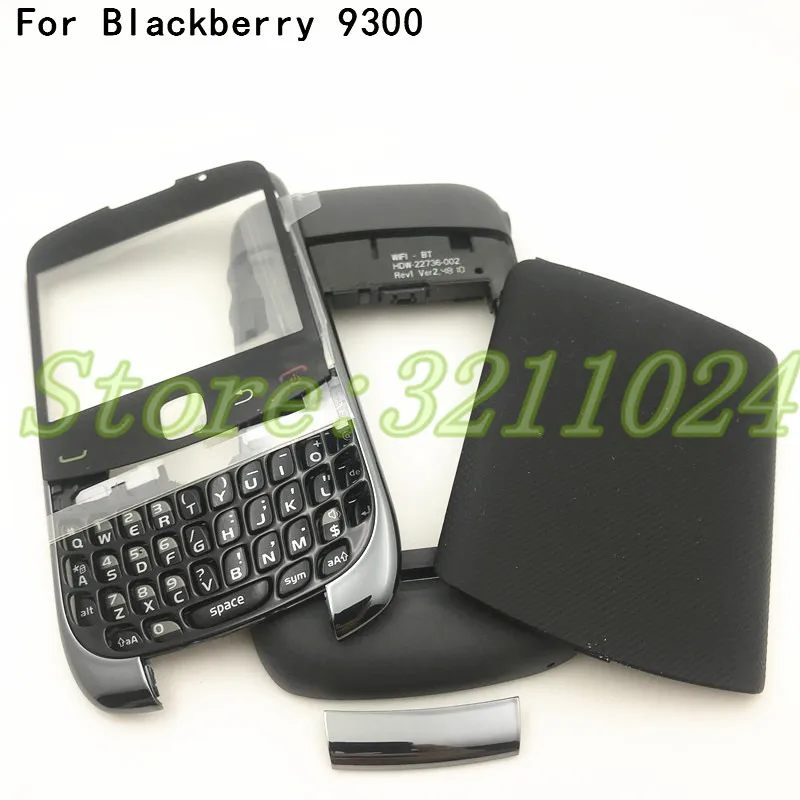 for blackberry curve 9300 brandnew full complete mobile phone housing cover case english keypad repair parts free global shipping