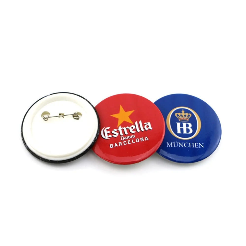 Tinplate Pin Custom Logo Mark Name Icon Photo Chest Badge Club Student Souvenirs Birthday Kid Party Promotion Gift | Канцтовары для