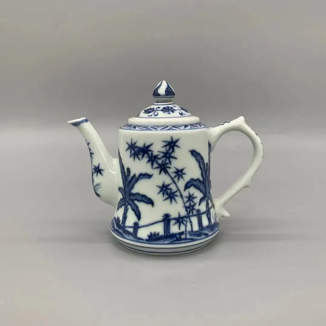 

Ming Dynasty blue and white pot, antiques for home, blue and white porcelain, blue chinese porcelain, collectible figurines