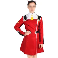 zero two costumejapanese anime darling in the franxx zero two code 002 cosplay costume adult women kokoro uniform suit clothes