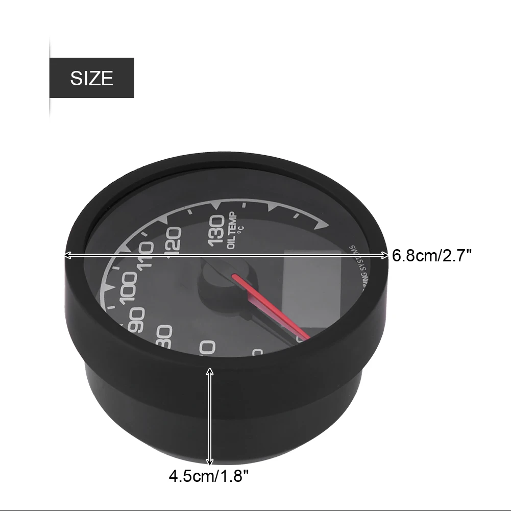 Автомобильный датчик температуры масла светодиодный светильник 60 мм 50 150C с