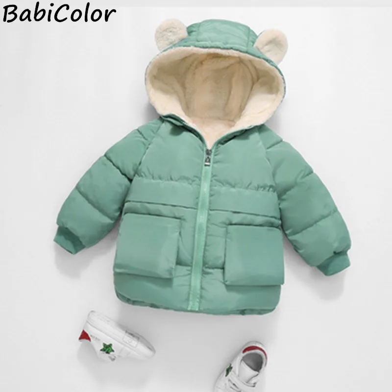 Baby Boys Winter Coats parkas Girls Snowsuit Thicken Warm Velvet Parkas coats Kids Boy Outerwear clothes | Детская одежда и обувь