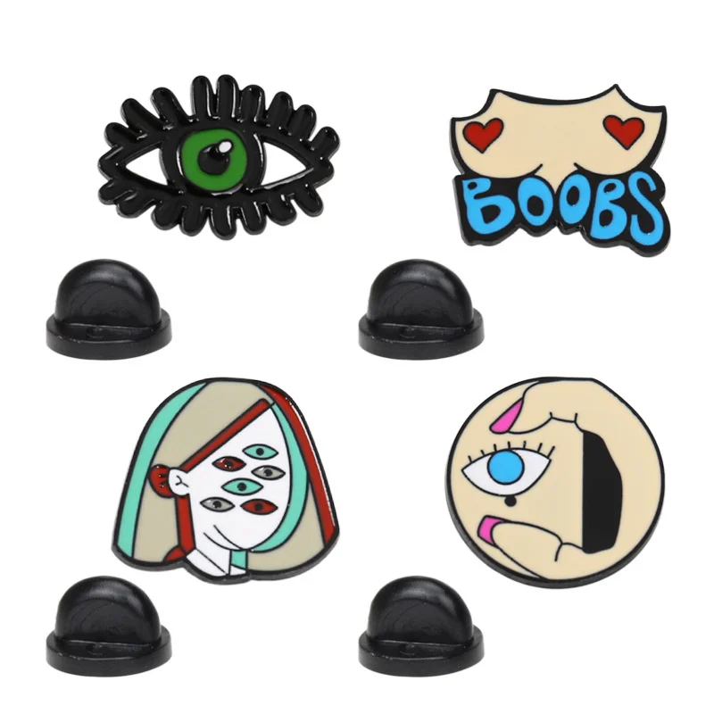 

New Arrival Rhinestone Eye Brooches For Women Alloy Beauty Lucky Eye Beads Weddings Party Brooch Pins Shirt Jewelry
