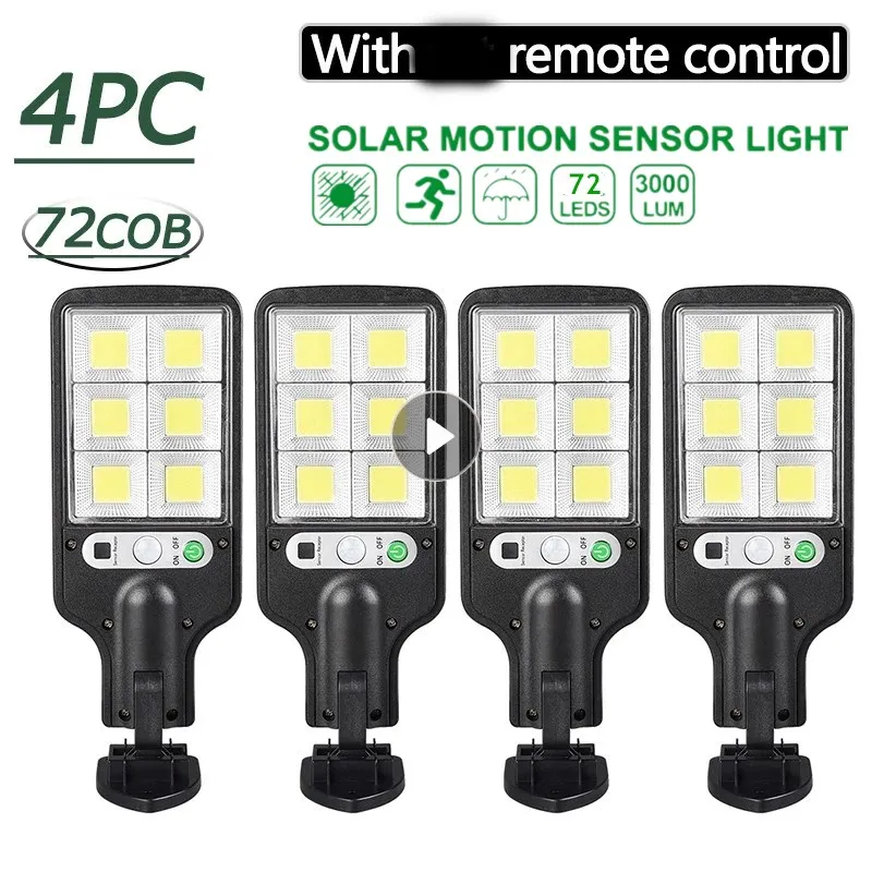 

1/2/3/4 шт., светодиодный настсветильник светильник на солнечной батарее