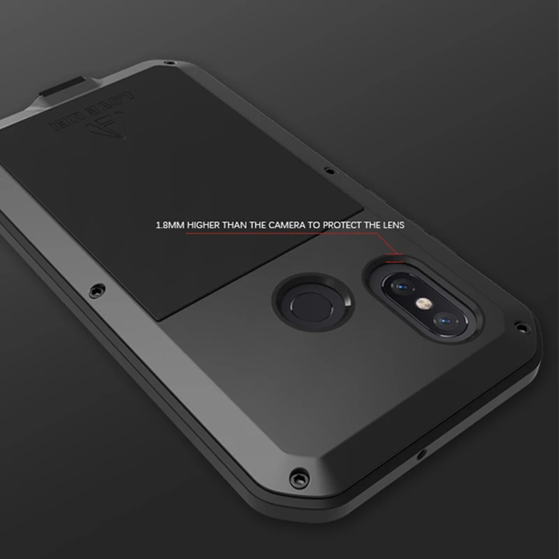 Ударопрочный чехол для Xiaomi Mi 8, металлический чехол для Xiaomi Mi 8, Прочный чехол для телефона, чехол для телефона Xiaomi Mi 8, чехол с защитой от падения