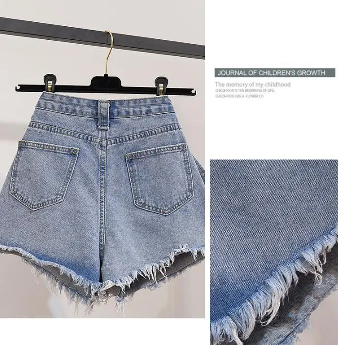 

Women 2 Piece Shorts Set T-shirt + mini Jeans Korean Style Cute Girl Tops And Shorts Set Two Piece Set Ladies Summer Outfits