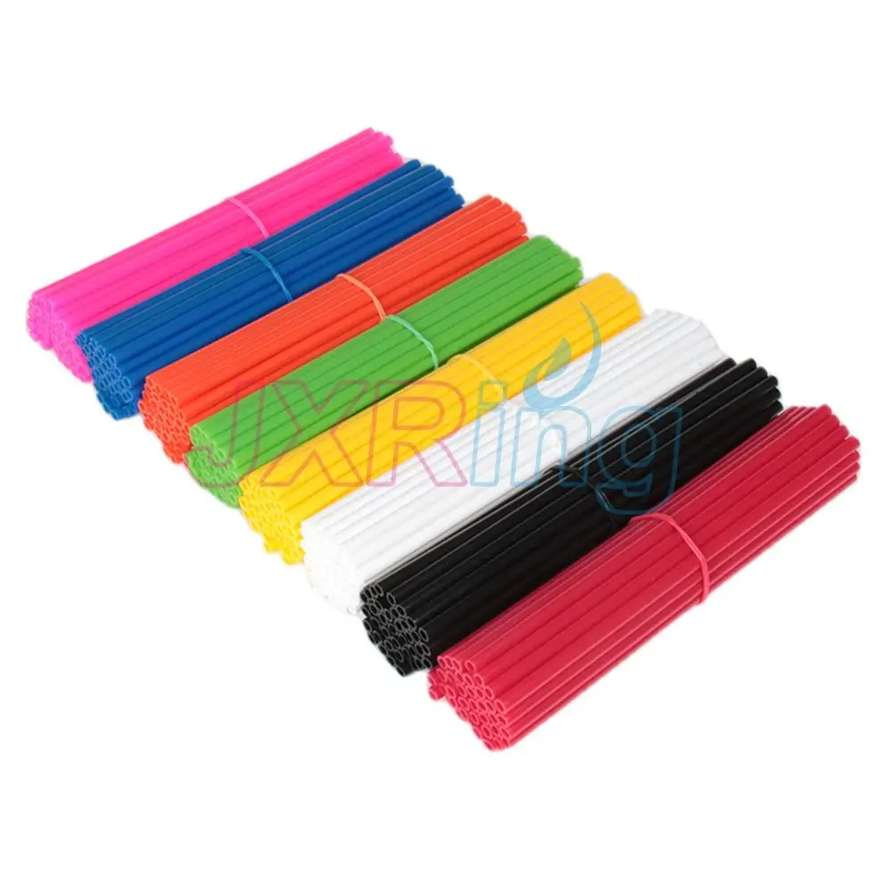 

Желтый 36 шт мотоциклетный велосипед грязи обода колеса спицы шкуры покрывает обертывание протектор Бесплатная доставка