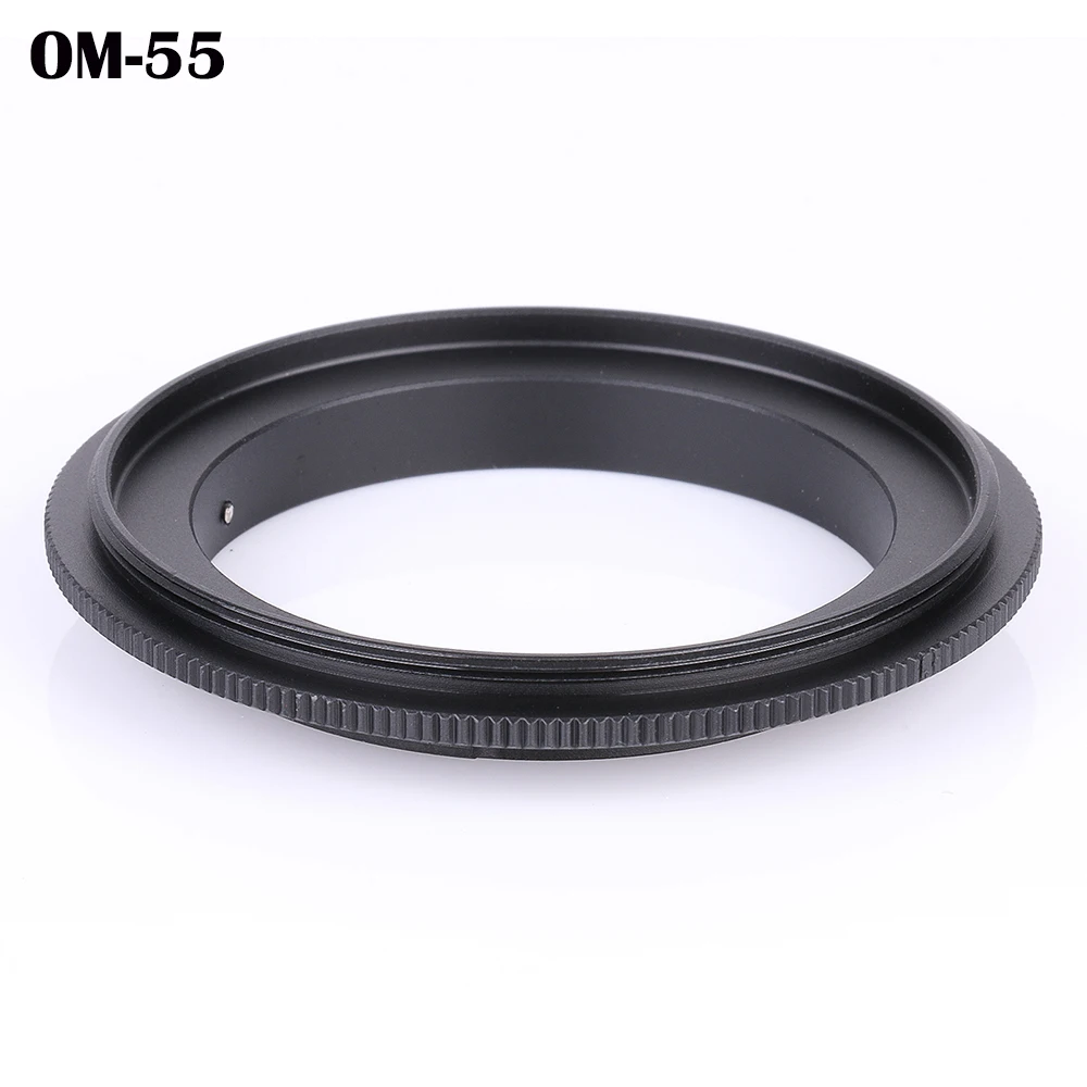 

OM-55mm Macro Reverse lens Adapter Ring for Olympus DSLR OM Mount