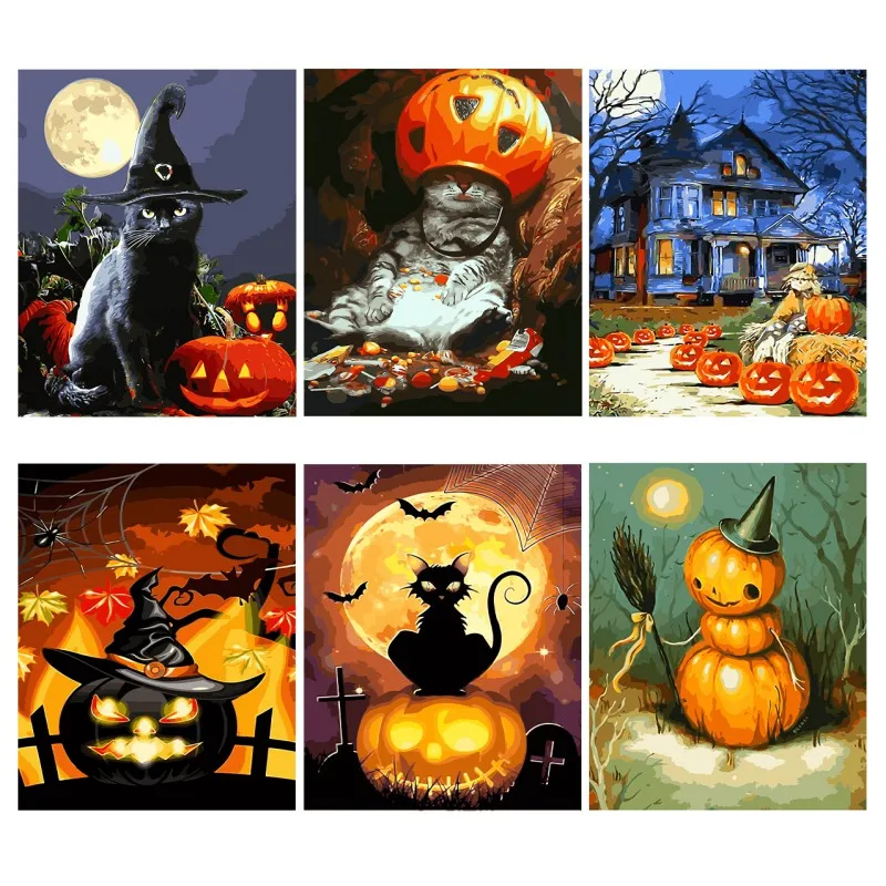 Сделай Сам цифровая печать масляной картины маслом набор 40*50 см простая картина