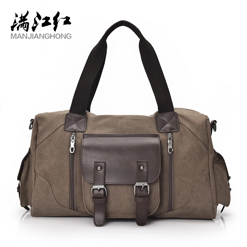 

High Quality Hot Men's Canvas Bag Casual Wild Large-Capacity Handbag Simple Fashion Shoulder Messenger Bag