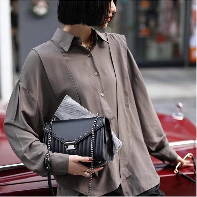 

Women Genuine Leatherbags 2021 women's brand Fashion shoulder bag leather crossbody bags Quality Women's genuine handbag