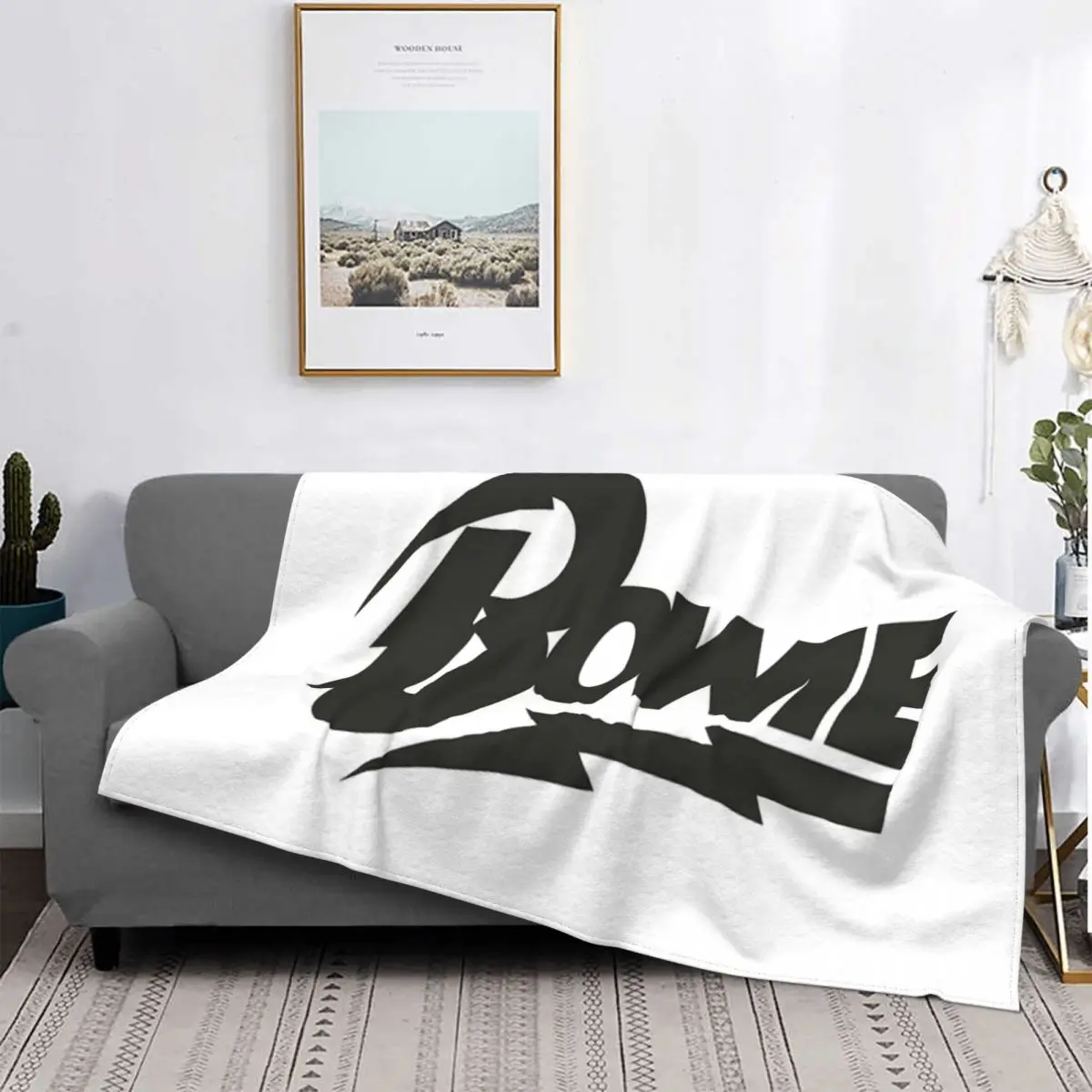 

Bowie David-Manta a cuadros para cama, manta con capucha para playa, colcha de verano