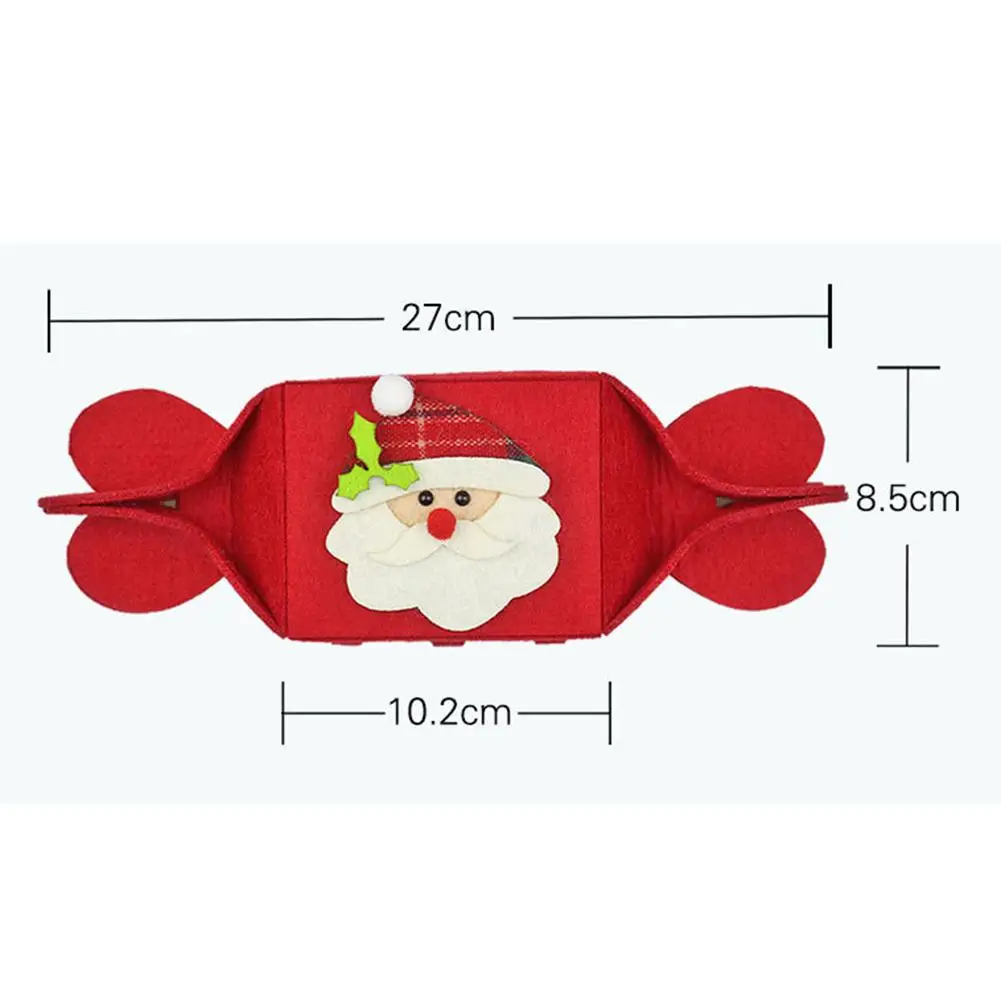 2020 Рождественская Подарочная сумка для конфет новогодняя креативная Складная