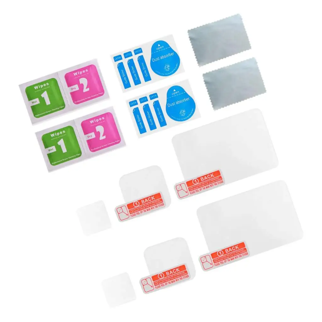 

Tempered Glass Lens Flim Screen Protector For 8 Action Camera Kit