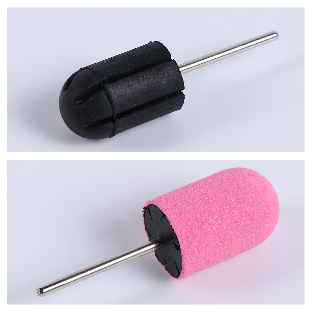 1 шт. шлифовальные круги для ногтей Кепки 150 Grip Rubber станок фрезерный резак для удаление маникюра гель аксессуары для педикюра инструмент LA725-1