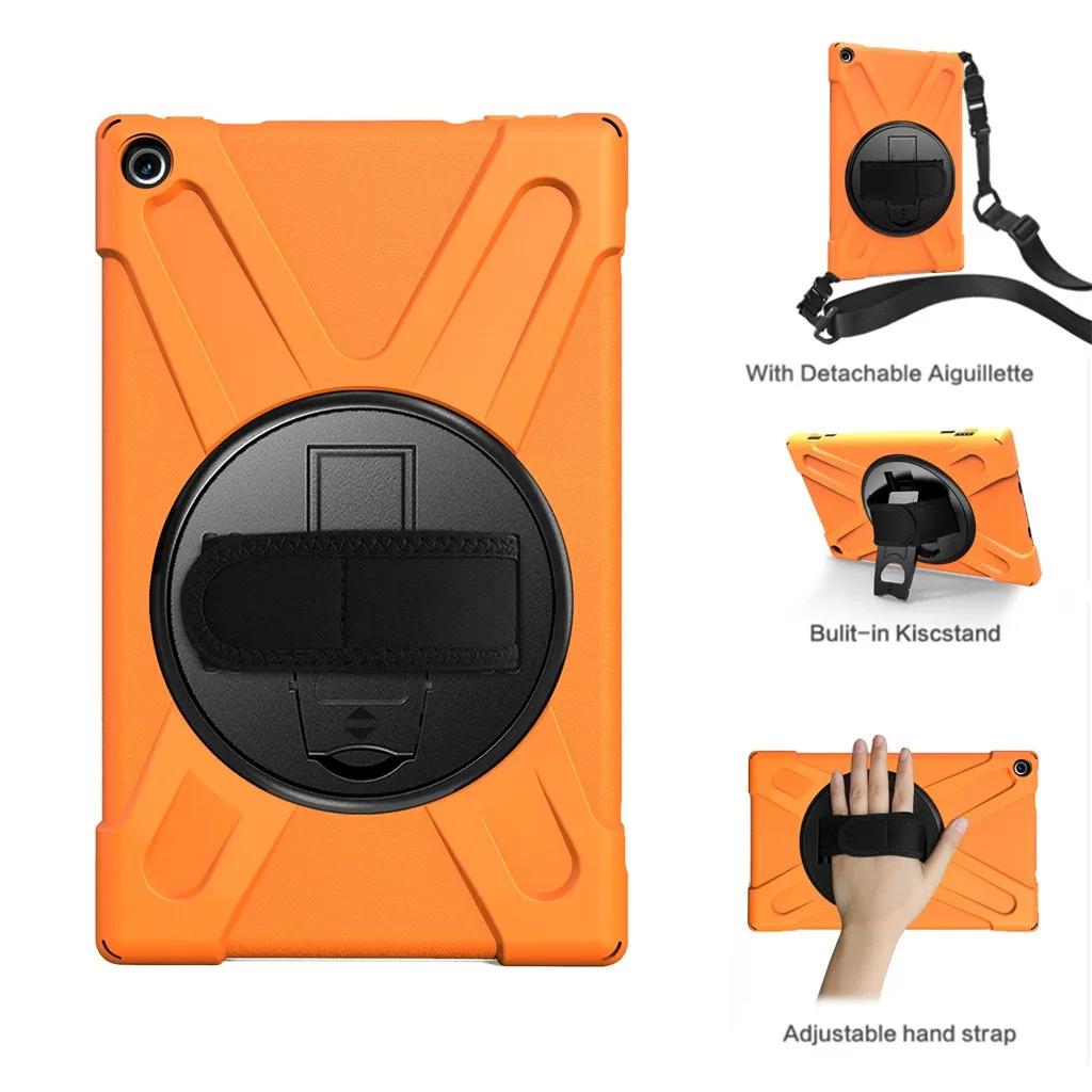 CARPRIE для Fire HD 7 2017/2019 сверхпрочный ударопрочный чехол-подставка + плечевой ремень