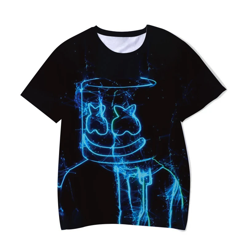 

2021 Men's Starry Sky Harajuku Print Cool Funny T-shirt Men's Short Sleeve Summer Top T-shirt Men Fashion 3D