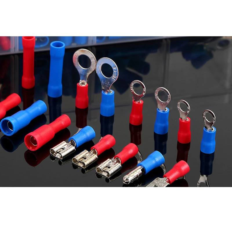electrical connector kit cable lugs wire terminals male and female quick butt crimp connectors 280/480/1200PCS terminator set |
