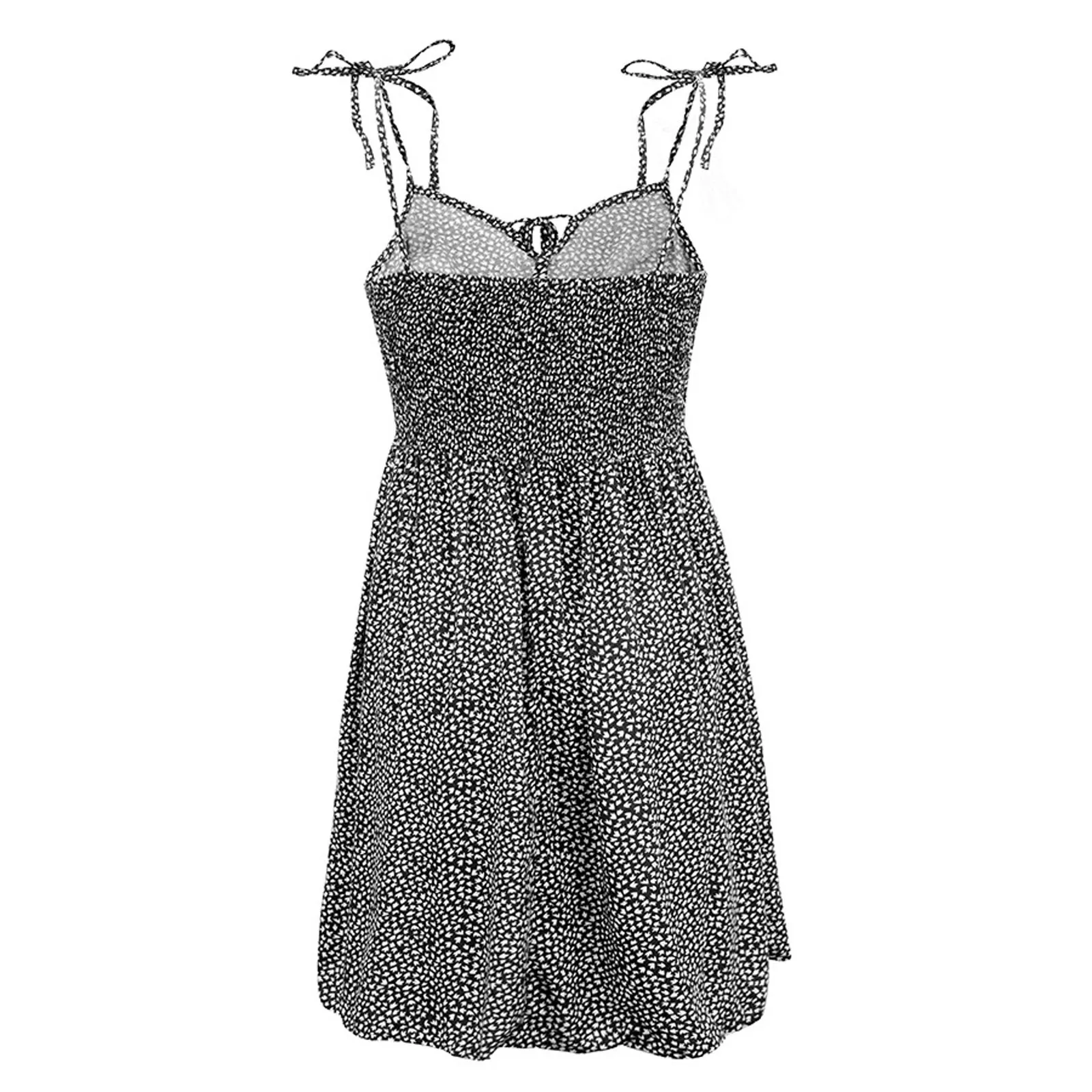 

2021 New Summer Dress Women Boho Beach Dresses Casual Sleeveless Chiffon Print Vintage Midi Dress Female Elegant Robe Vestidos