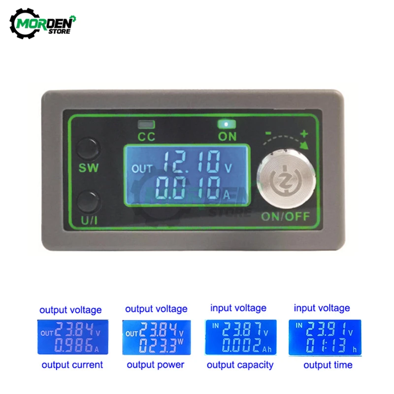 С алюминиевой крышкой 50В 5A ЖК-дисплей Подсветка цифровой программируемый CNC