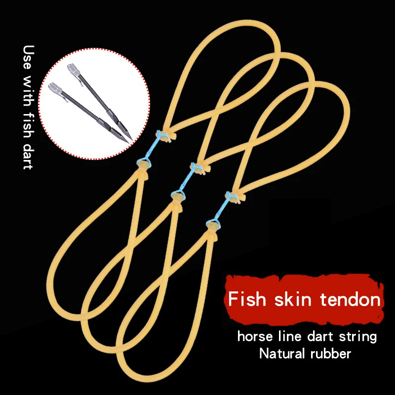 Открытый Рогатка Рыбалка мощный 4 полосы эластичная резинка 8 слово пряжка латекс