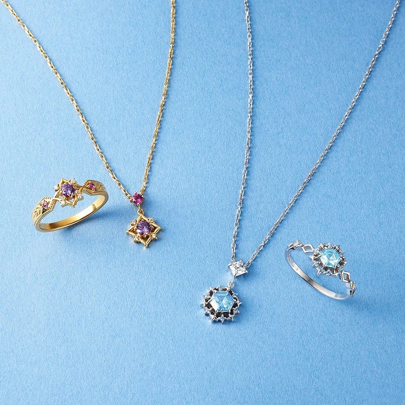 Женский комплект из колье и кольца серебра 925 пробы | Украшения аксессуары