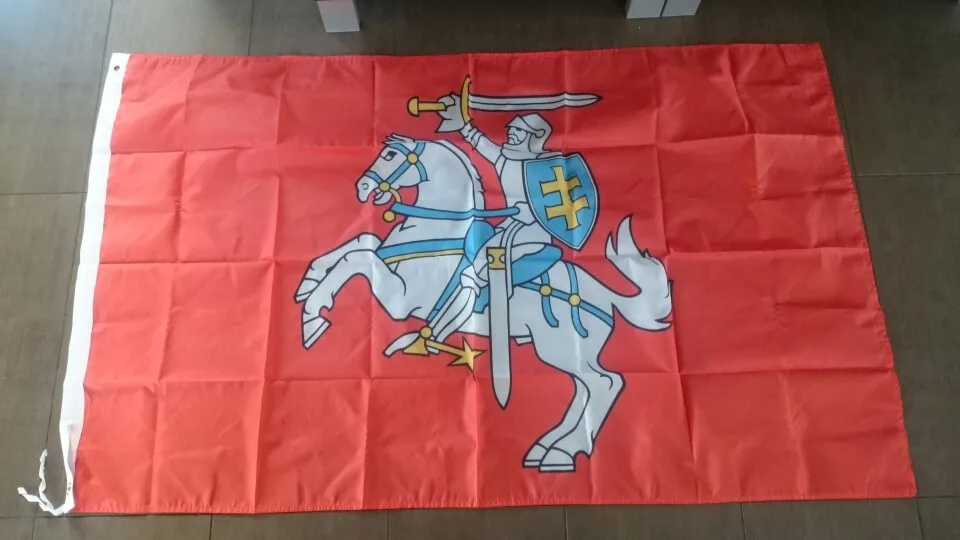 Литовский флаг, литовский флаг Ensign, 3X5ft, полиэстеровый баннер, летающий, 150*90 см, пользовательский флаг для улицы