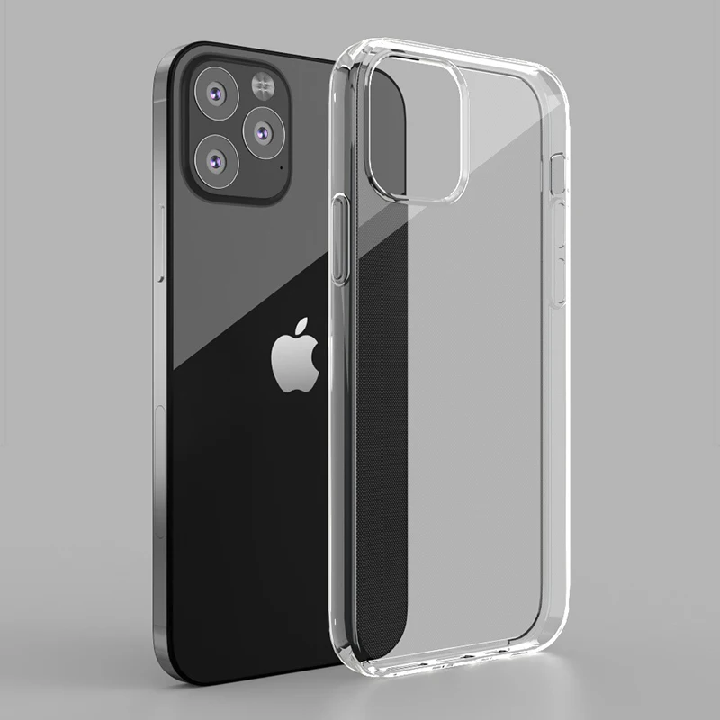 

Silicone Soft Back Cover For iPhone 12 Mini 11 12 Pro Max XS Max 8 7 6 Plus Case Ultra Thin Clear Phone Case For iPhone 11 Pro