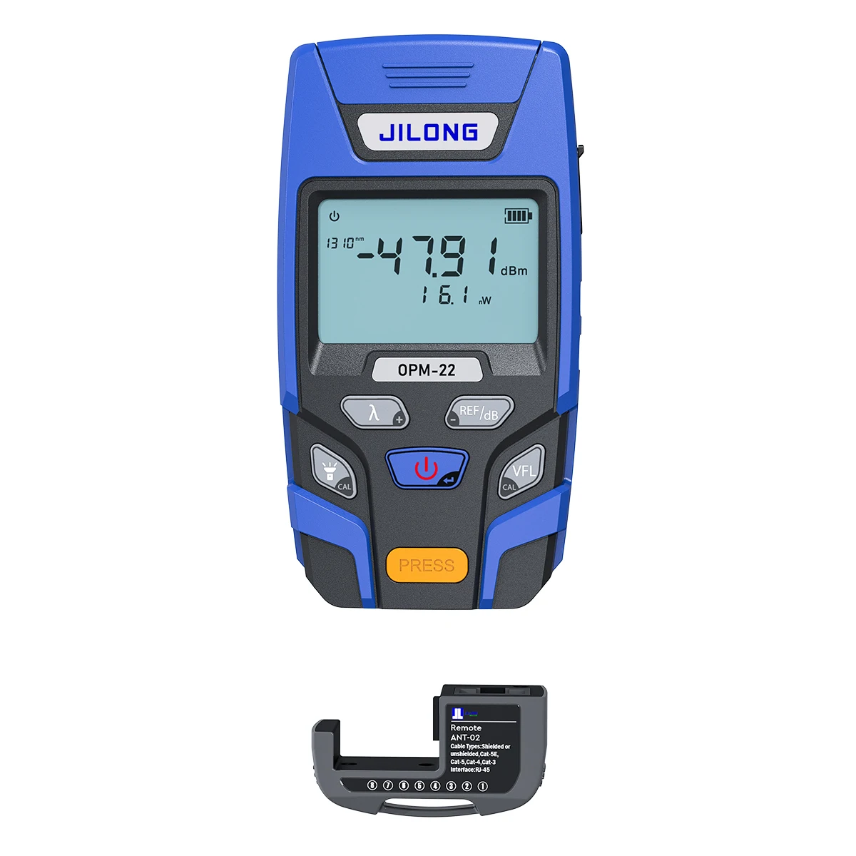 JILONG OPM-22V оптоволоконный измеритель мощности оптический источник светильник