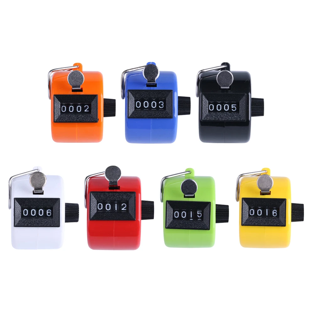 Digital Hand Tally Counter 4 Digit Number Manual Held Counting Golf Clicker | Инструменты
