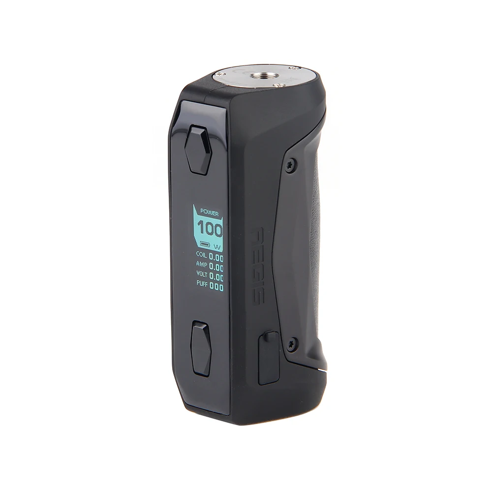 Black Aegis Solo Последняя версия! 2 шт. Geekvape Aegis X Mod 200W макс Выход& как 2,0 Чипсет VS Geekvape Aegis соло Mod электронные сигареты испаритель - Цвет: Black Aegis Solo