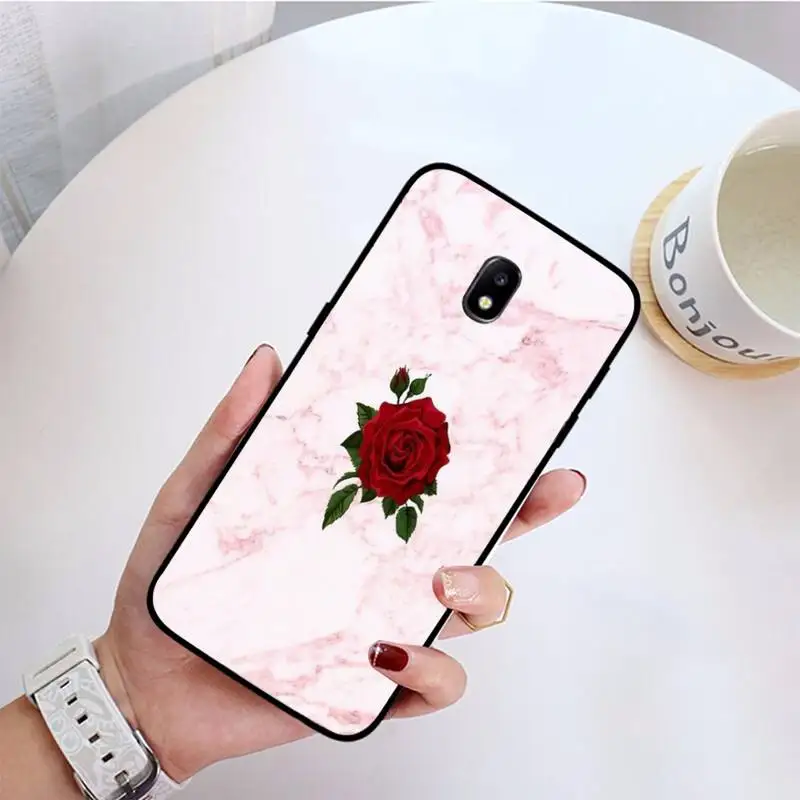 

YNDFCNB rose art Phone Case For Samsung Galaxy J7 PRIME J2Pro2018 J4 Plus J5 PRIME J6 J7 Duo Neo J737 J8