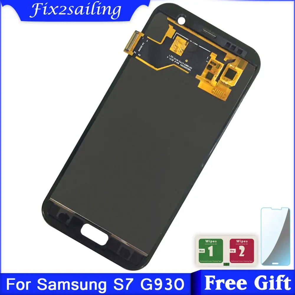 ЖК дисплей для SAMSUNG Galaxy S7 G930A G930F SM сенсорный экран дигитайзер сборка 100%