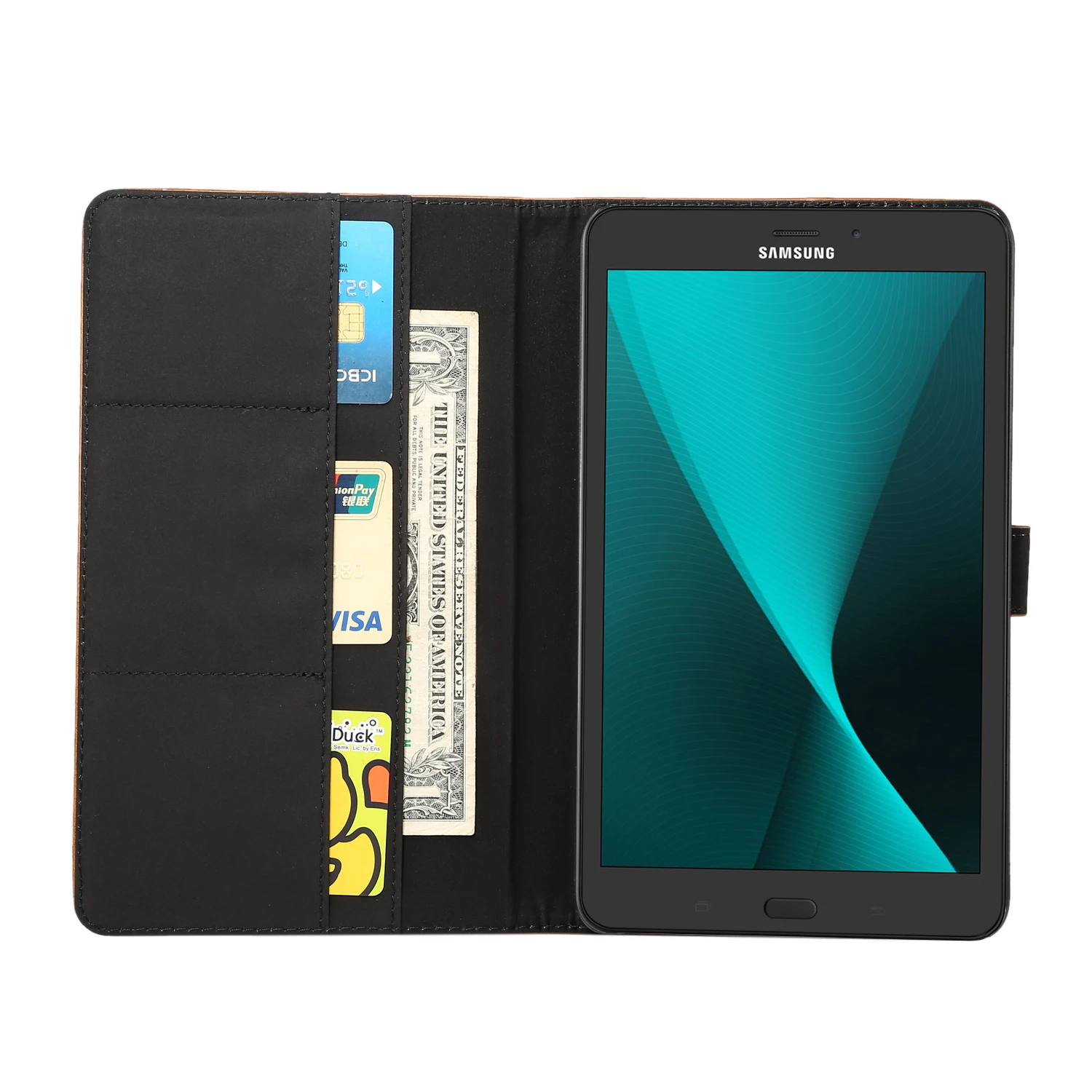 Премиум кожаный чехол для Samsung Galaxy Tab A 8 0 SM T350 T355 Смарт авто спящий режим