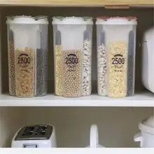 Прозрачная сухая зернистая кухонная коробка для хранения продуктов контейнер для хранения#2S04