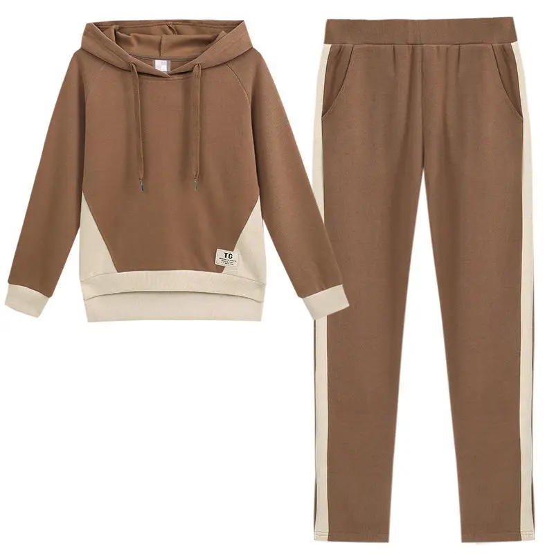 

Leisure sportswear Outfits women autumn 2021 new Korean temperament autumn loose vests fashion two-piece fashion