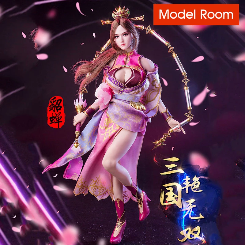 

FLAGSET FS-G002 1/6 Three Kingdoms Diao Chan Figure Model 12'' Female Soldier Action Doll Full Set Collectible Toy In Stock