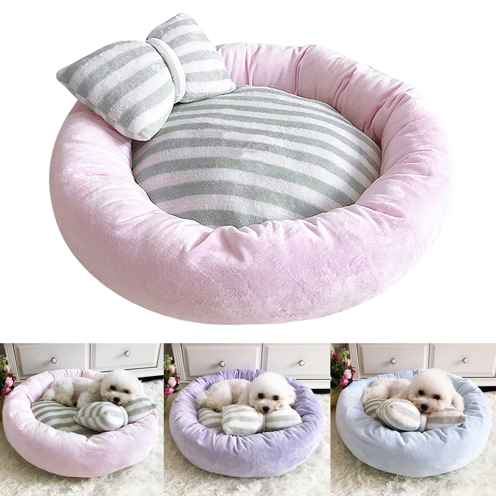 

Pet Bed Soft Warm Comfortable Winter Warmth Firm Non Slip Teddy Dog Cat Litter Universal Pet Supplies For All Seasons Cama Perro