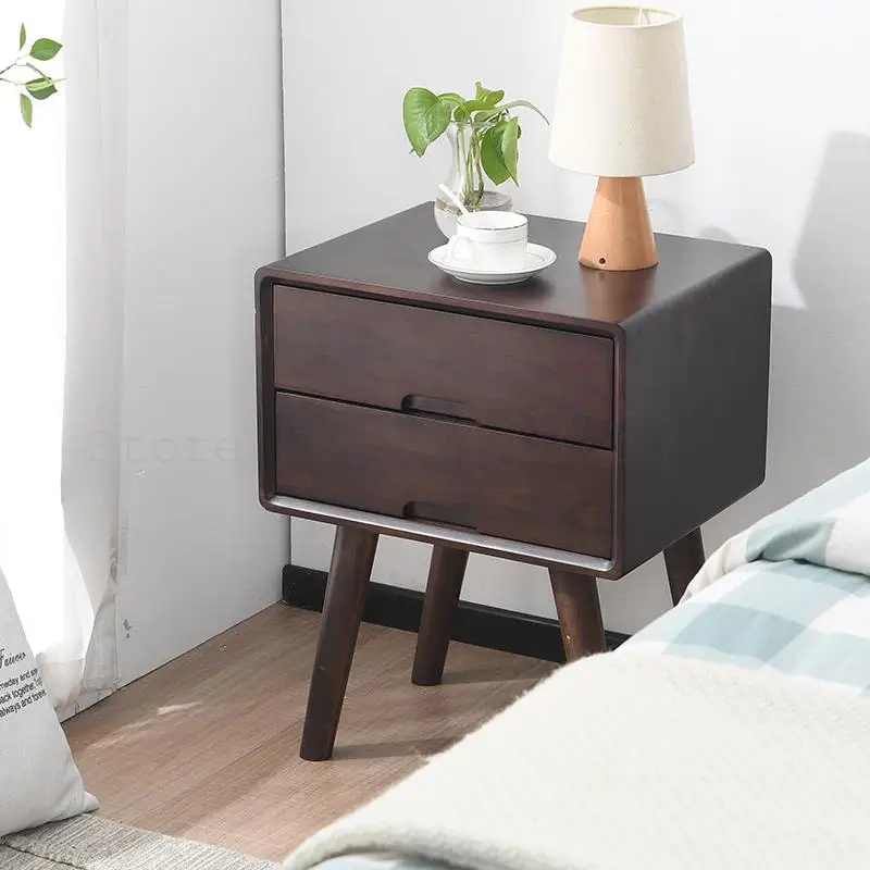 Все из массива дерева Nordic спальня мини Простая Современная небольшая 40 см в