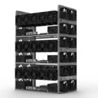 Штабелируемая открытая каркас для майнинга ETHETCZEC, эфирные аксессуары, инструменты для 6 GPU, криптовалюты, монеты, стойка для биткоинов