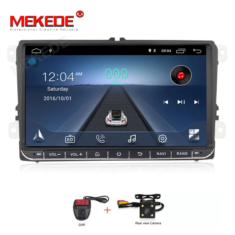 Android HD Автомобильный мультимедийный gps навигатор для VW Volkswagen Polo Passat CC Golf V VI MK4 Tiguan Jetta Amarok поддержка BT SWC