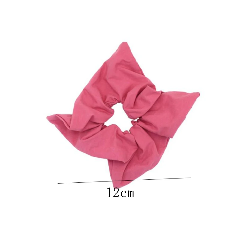 

New Square Oversized Hair Scrunchies 4.3 Inch Elastic Hair Band Women Girls Ponytail Holder Hair Rubber Band Hair Accessories