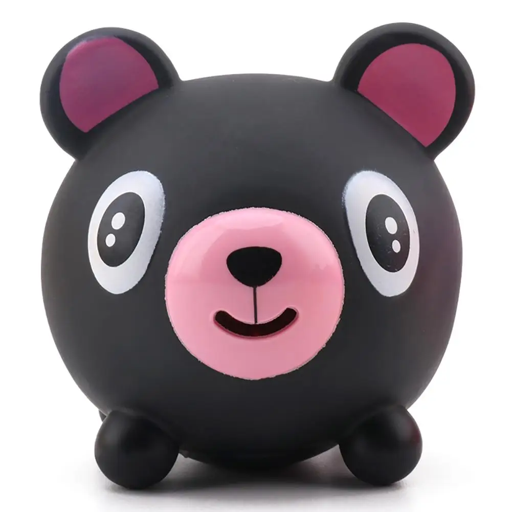 Creative Cute Animal Screaming Tongue Sticking Out Stress Reliever Toy Rabbit Tiger Pig Yellow Bear Black Vocal Doll | Игрушки и хобби