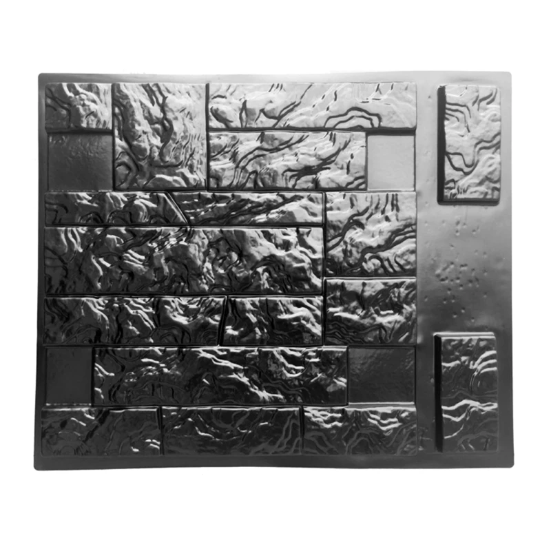 

X37E Vertical Concrete Stamps Wall Concrete Plaster Garden House Wall Stone Tiles Stone Mold Cement Bricks Maker Mould Retro