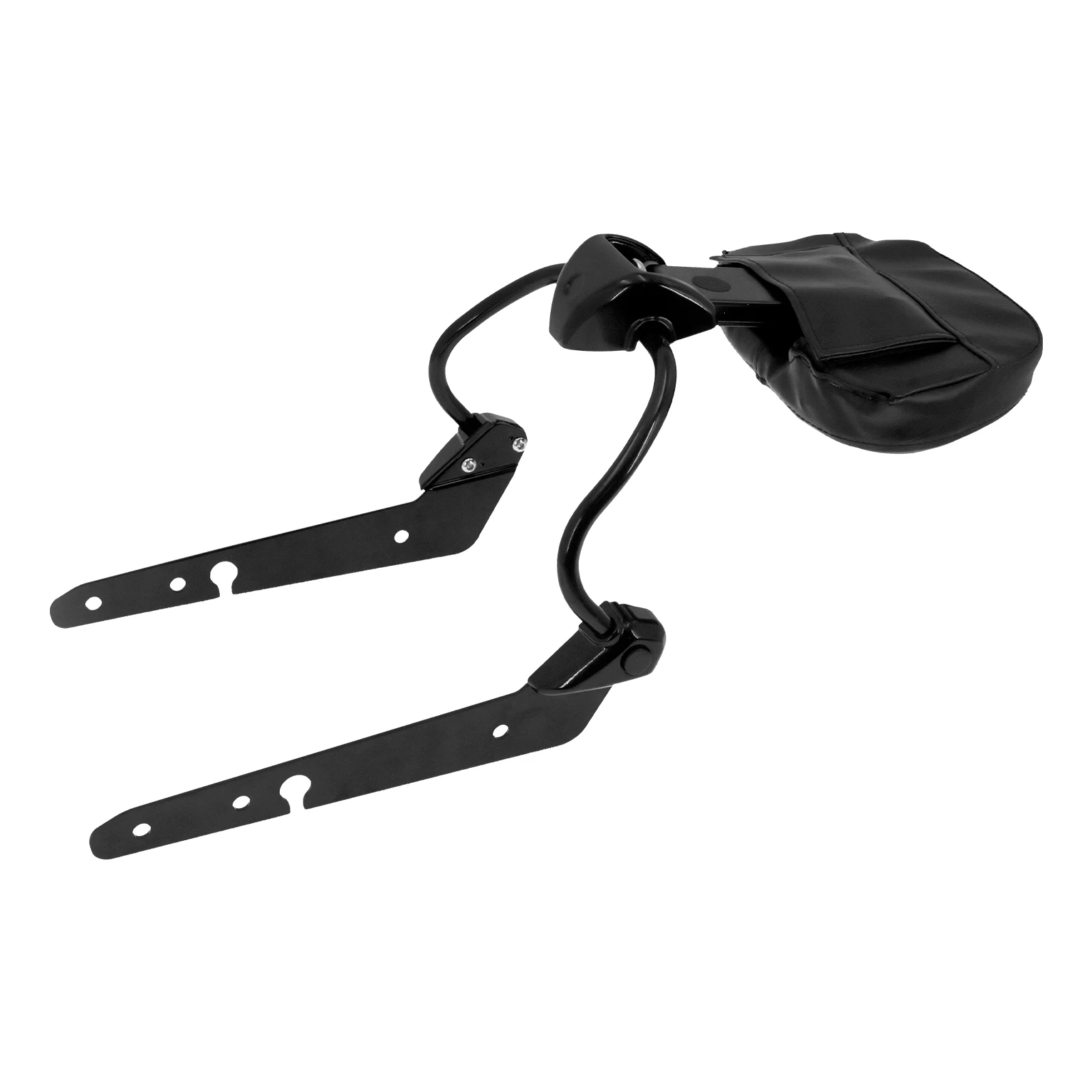 Черная передняя съемная спинка для мотоциклиста Harley Sportster XL 1200 883 Iron 2004-2021 Roadster Forty
