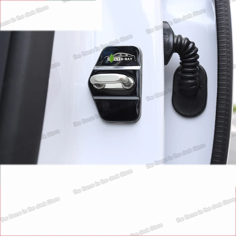 Lsrtw2017 нержавеющая сталь замок для двери автомобиля пряжка крышка Geely Borui Emgrand Gt