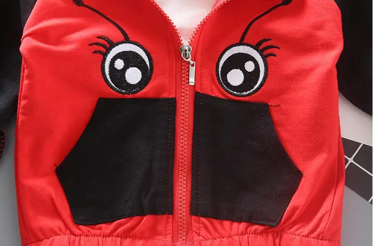 Комплект одежды для маленьких мальчиков Костюмы Толстовки с капюшоном курткой