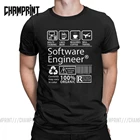 Программируемая Мужская футболка с программным обеспечением, программируемая футболка с надписью сна, программирующая футболка с повторяющимся кодом, потрясающие хлопковые футболки, футболки, футболки