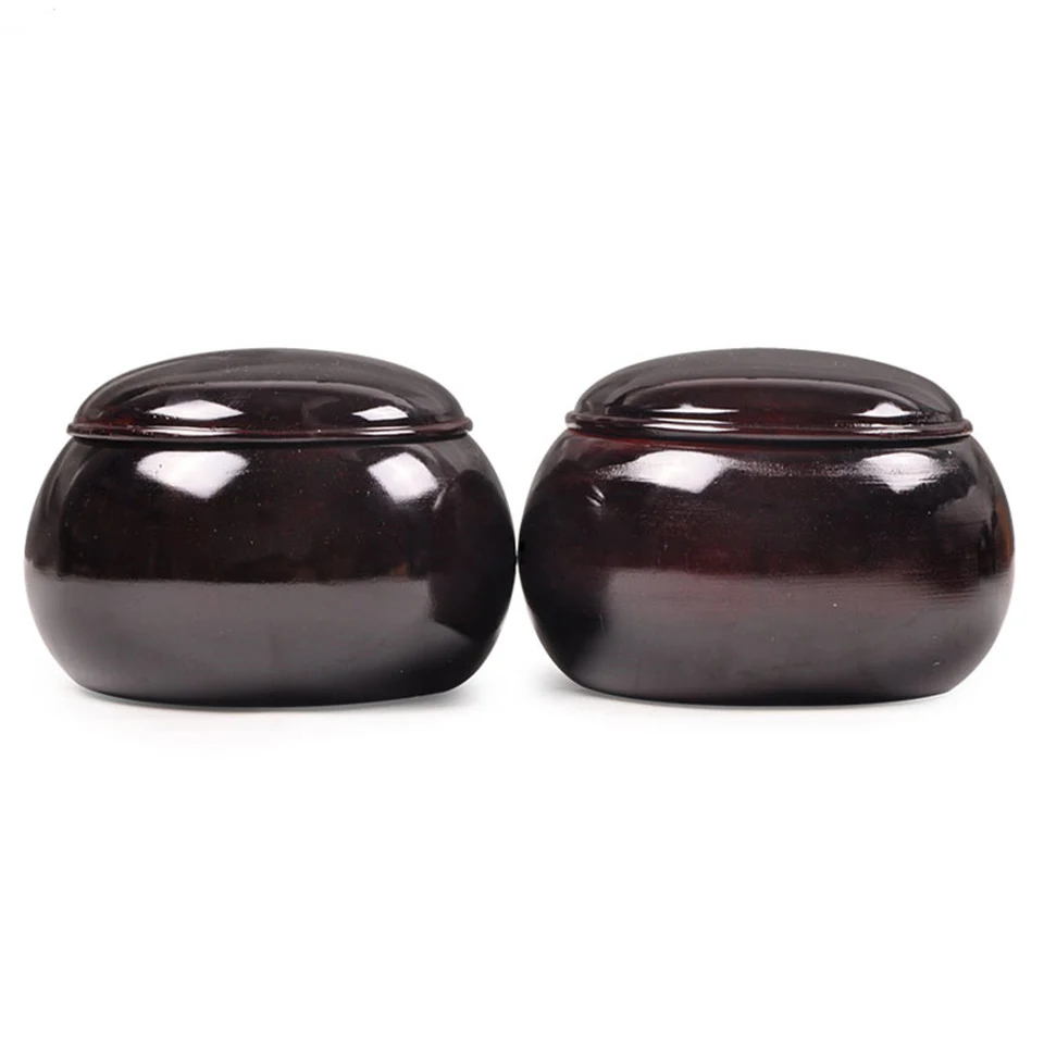 BSTFAMLY 2 банки/лот деревянная шахматная банка 14 5 см * 9 китайская старая игра Гай/Weiqi